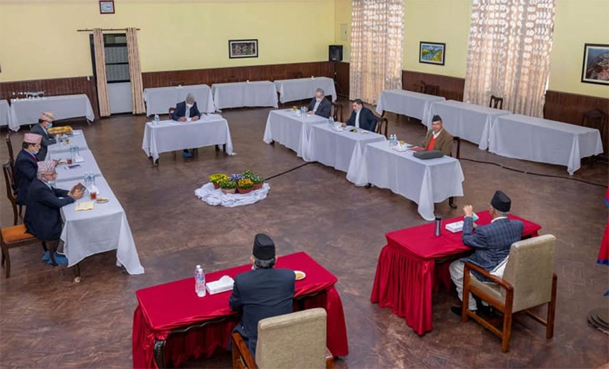 नेकपा सचिवालय बैठक : मंसिर १३ गते अर्को बैठक बस्ने निर्णय